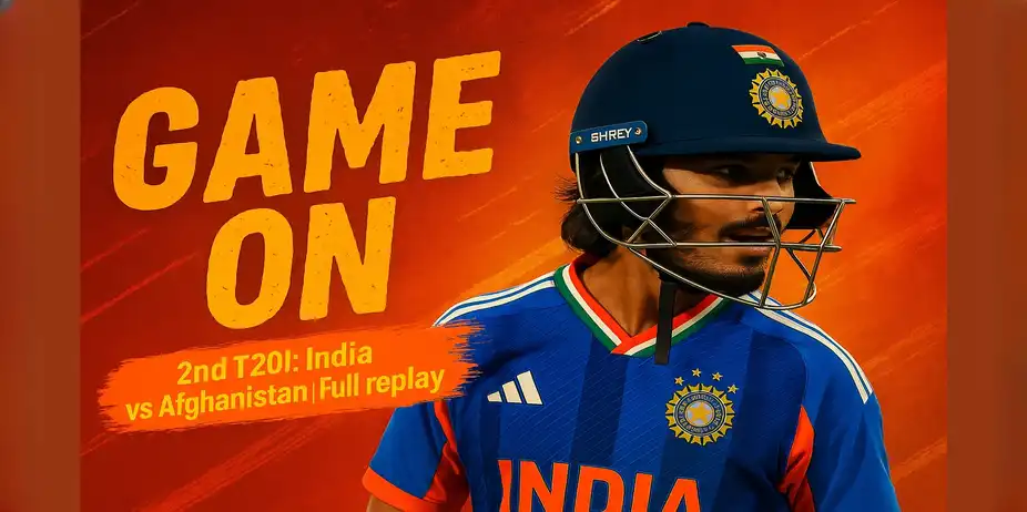 2nd T20I: India vs Afghanistan | Full replay