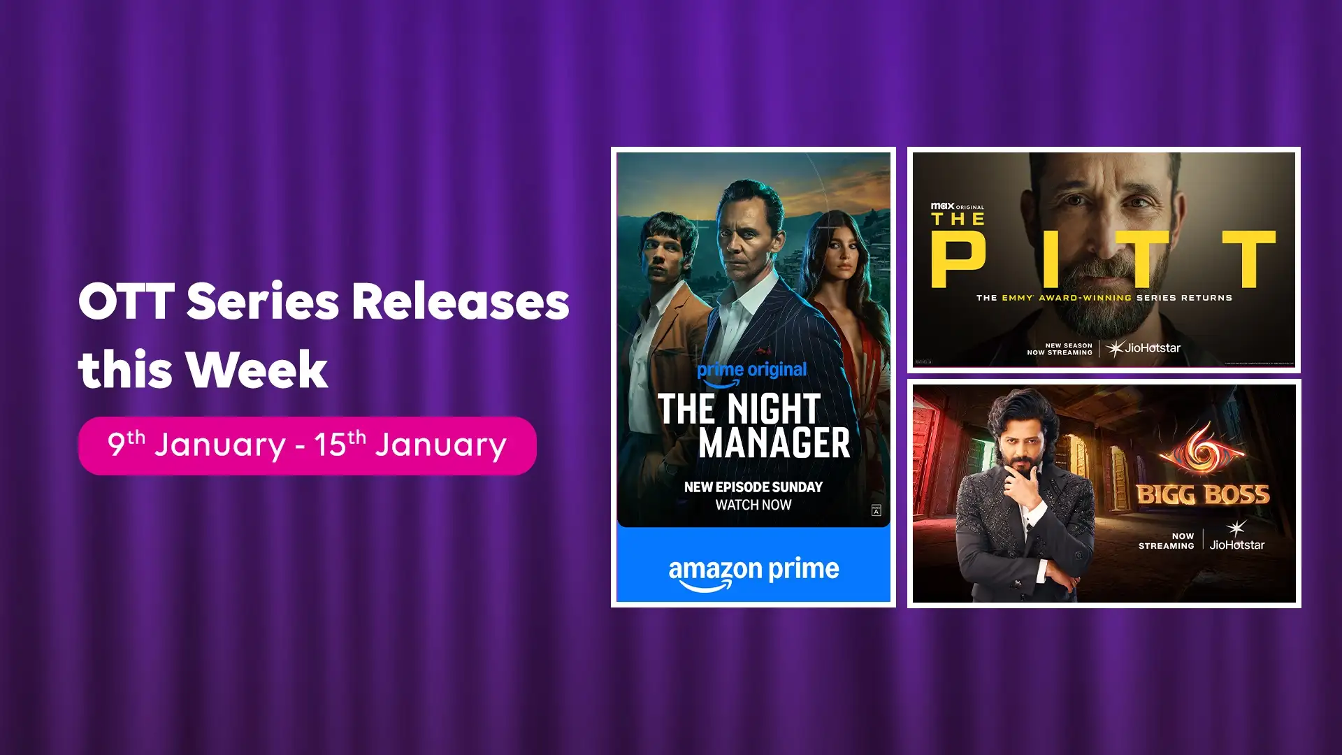 The Night Manager S2, Splitsvilla S16 - New OTT Shows to Watch In The Week (Jan 9-15)