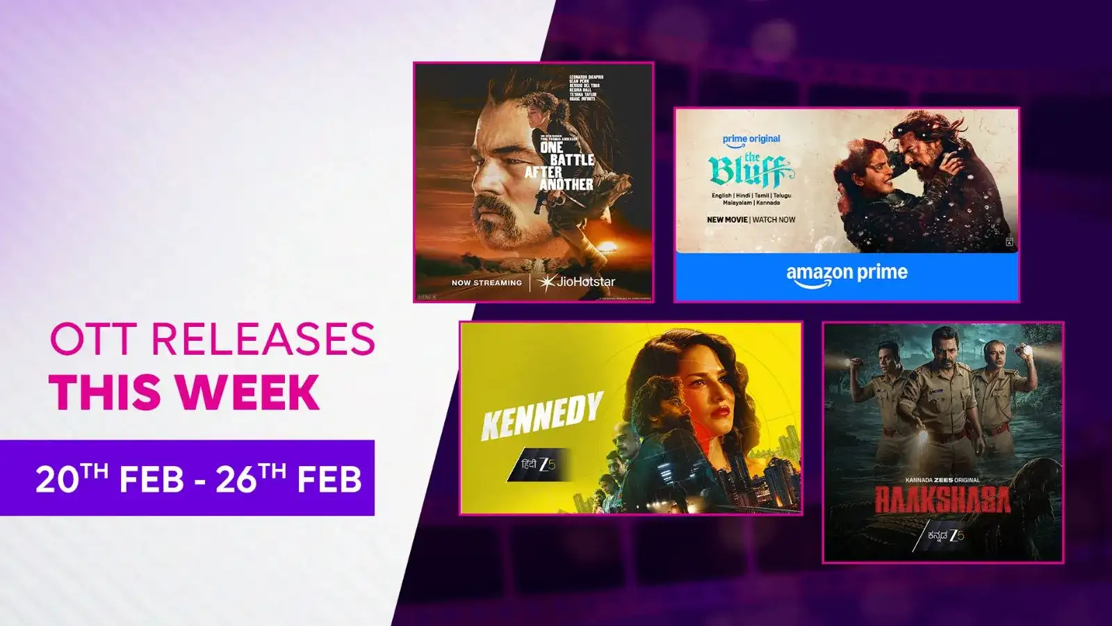 OTT Releases in the Week (Feb 20-26) - Ikkis, The Bluff, One Battle After Another & Much More