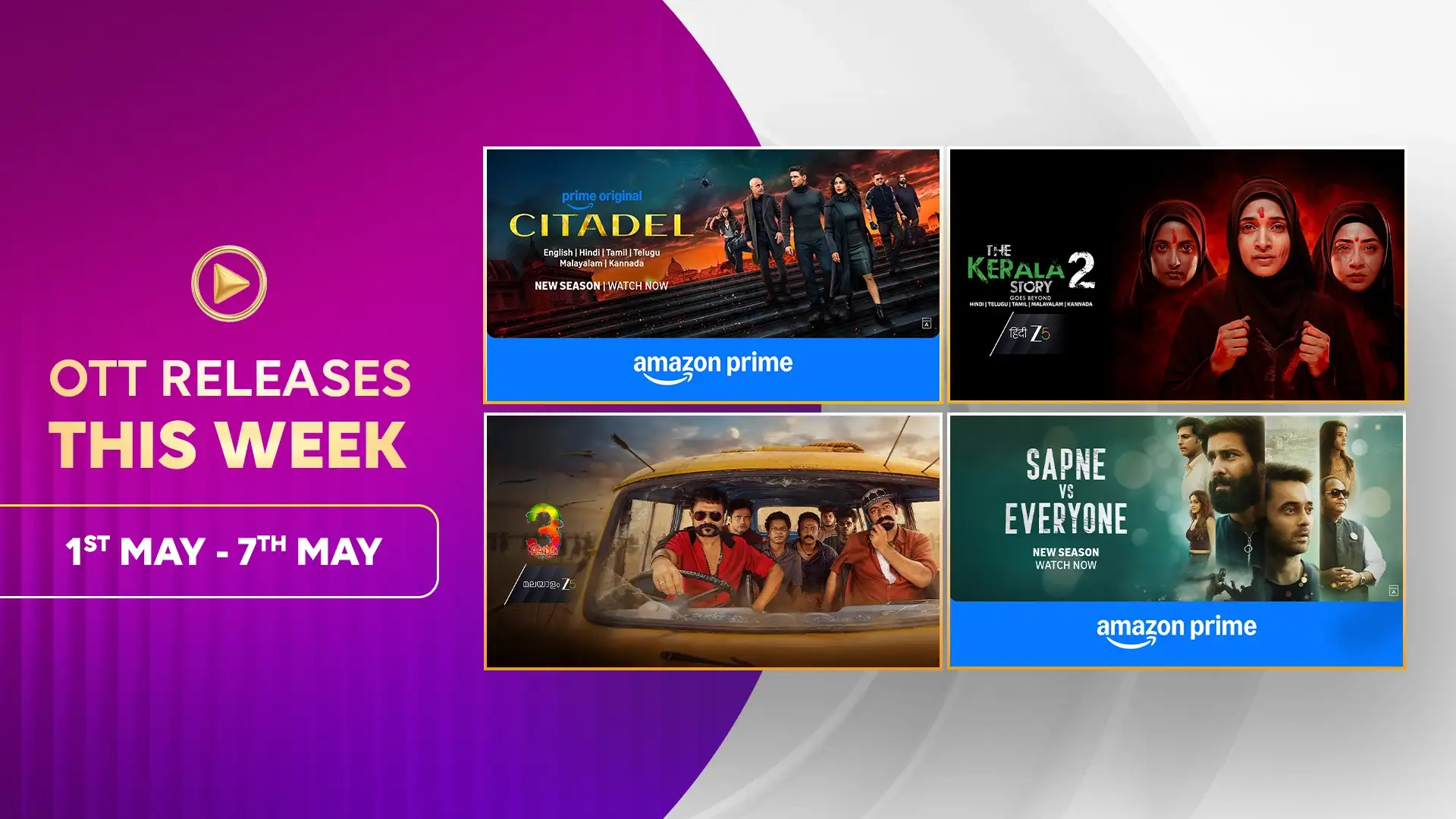 Sapne vs Everyone S2, The Kerala Story 2, Aadu 3 & More: Don’t Miss This Week’s OTT Hits (April 30-7 May)