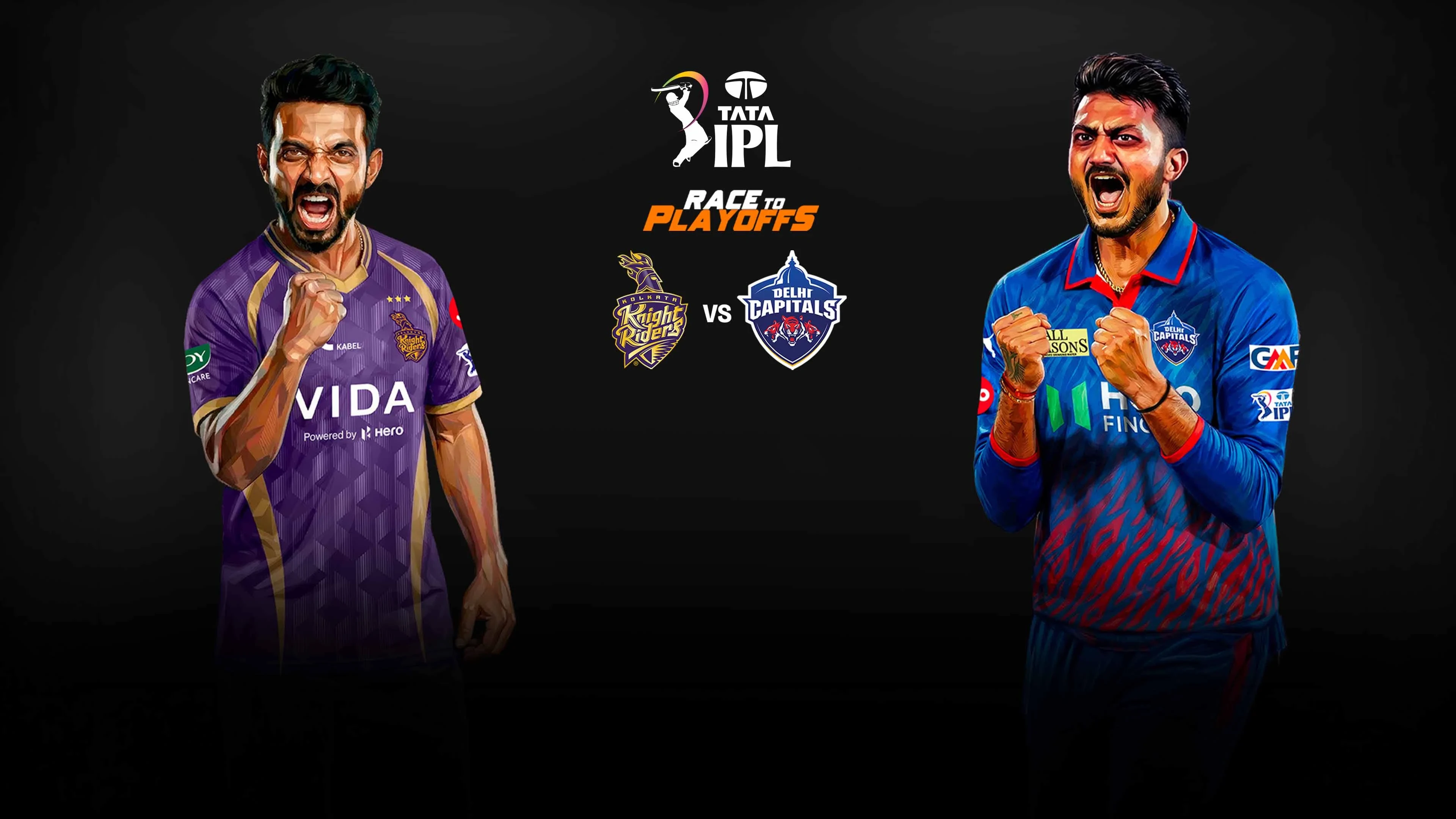 KKR vs DC: Highlights