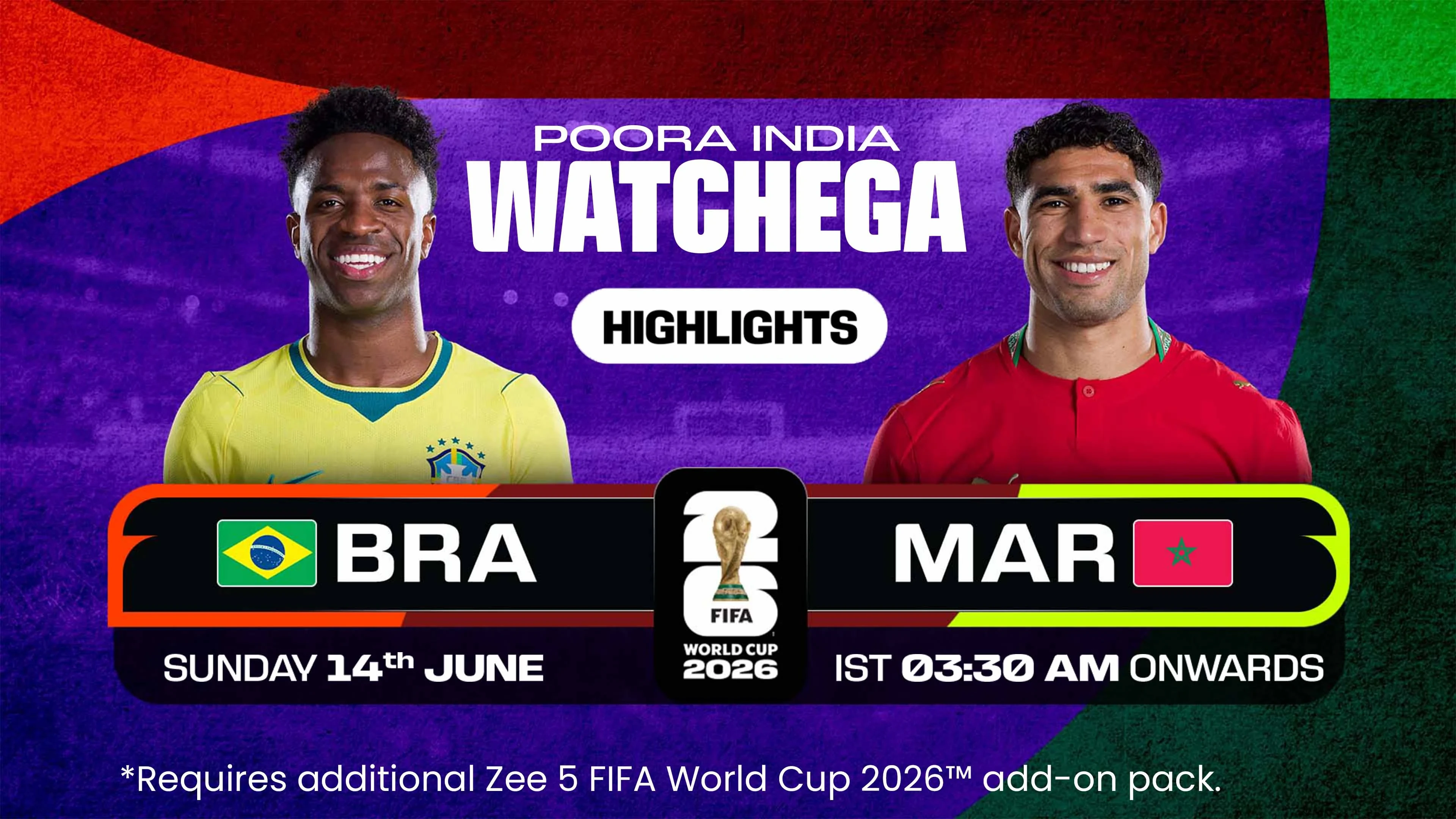 BRA Vs MAR | Highlights | FIFA World Cup 2026