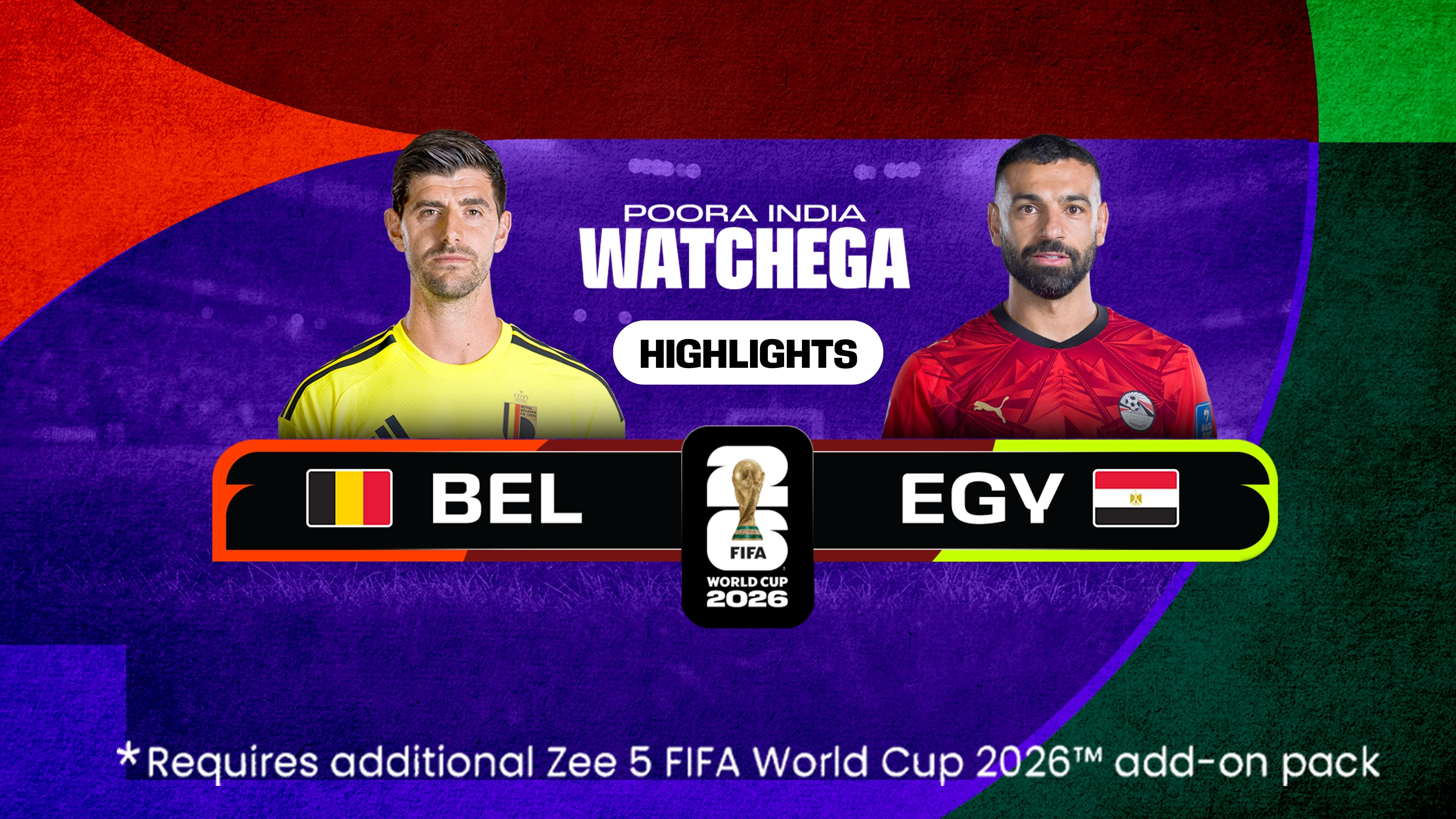 BEL Vs EGY | Highlights | FIFA World Cup 2026