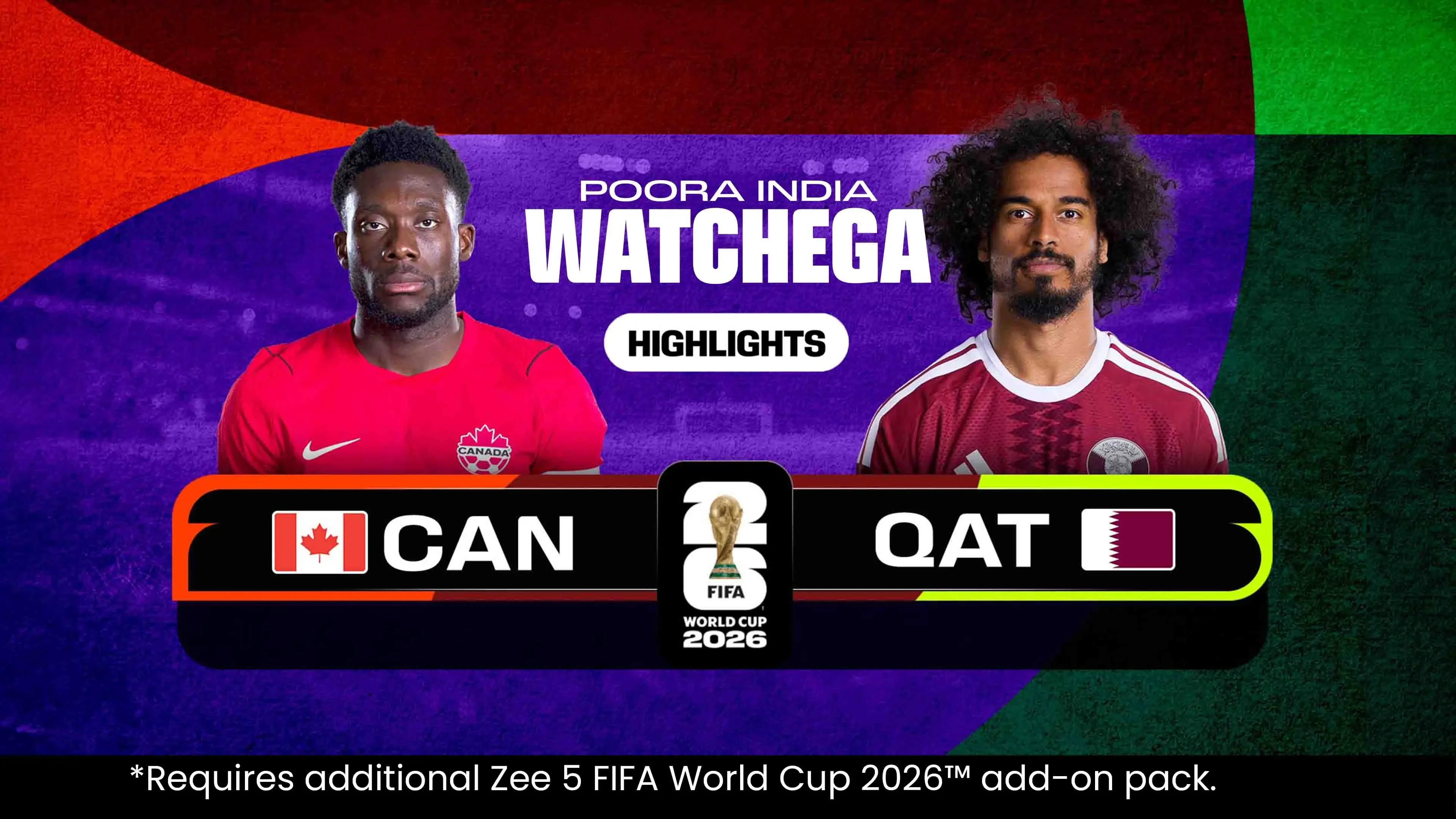 CAN Vs QAT | Highlights | FIFA World Cup 2026