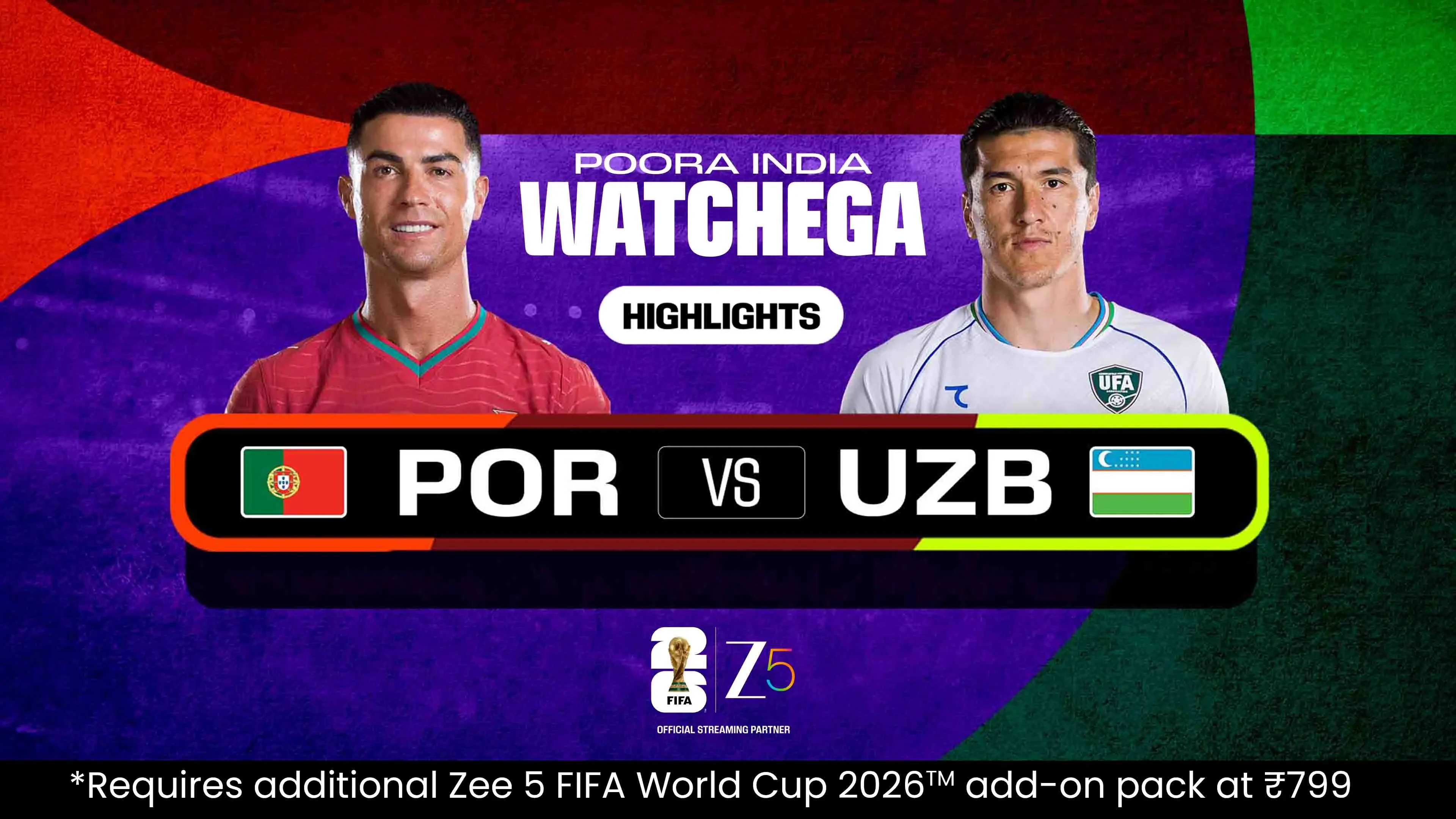 POR Vs UZB | Highlights | FIFA World Cup 2026