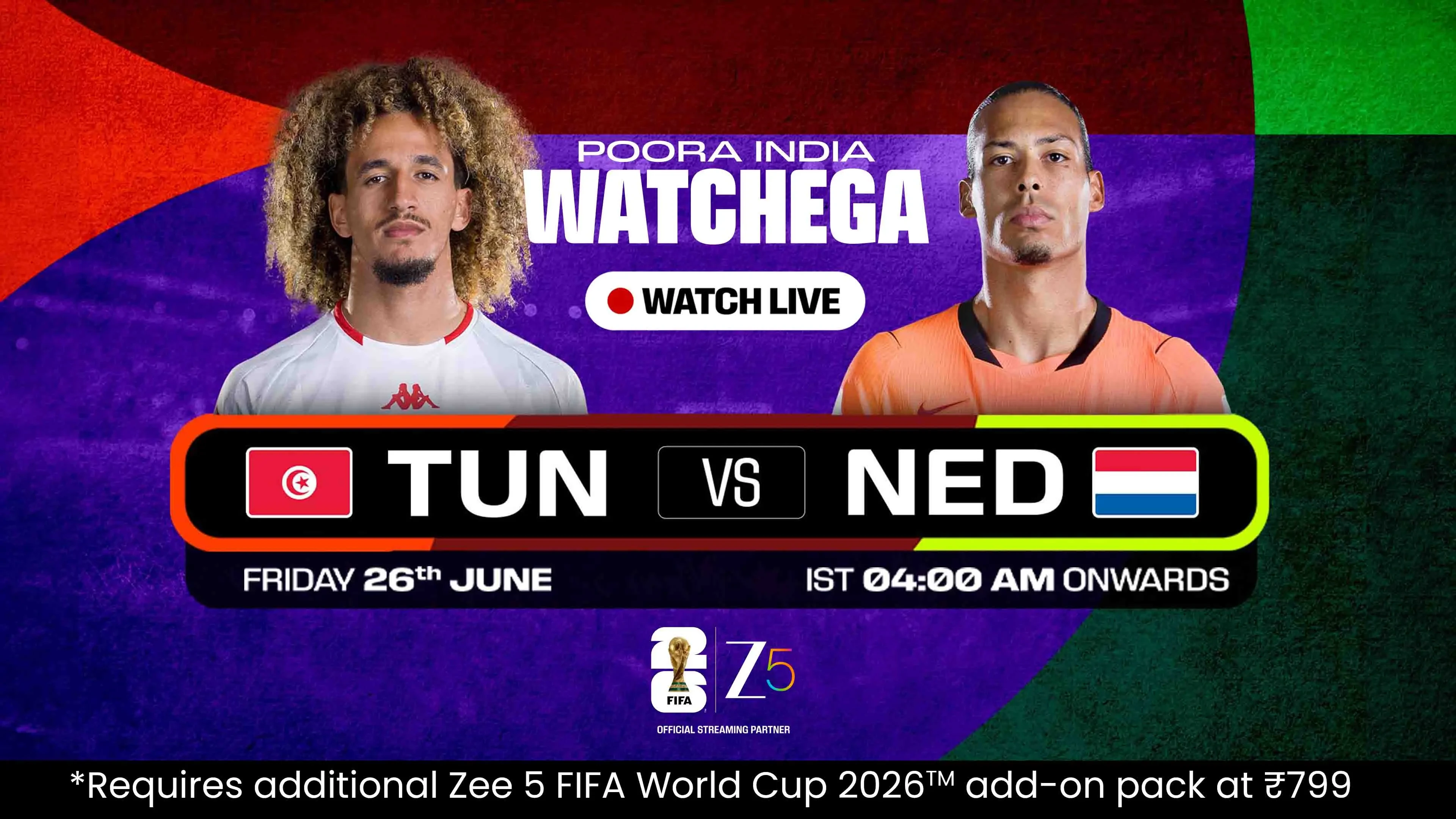 Tunisia Vs Netherlands