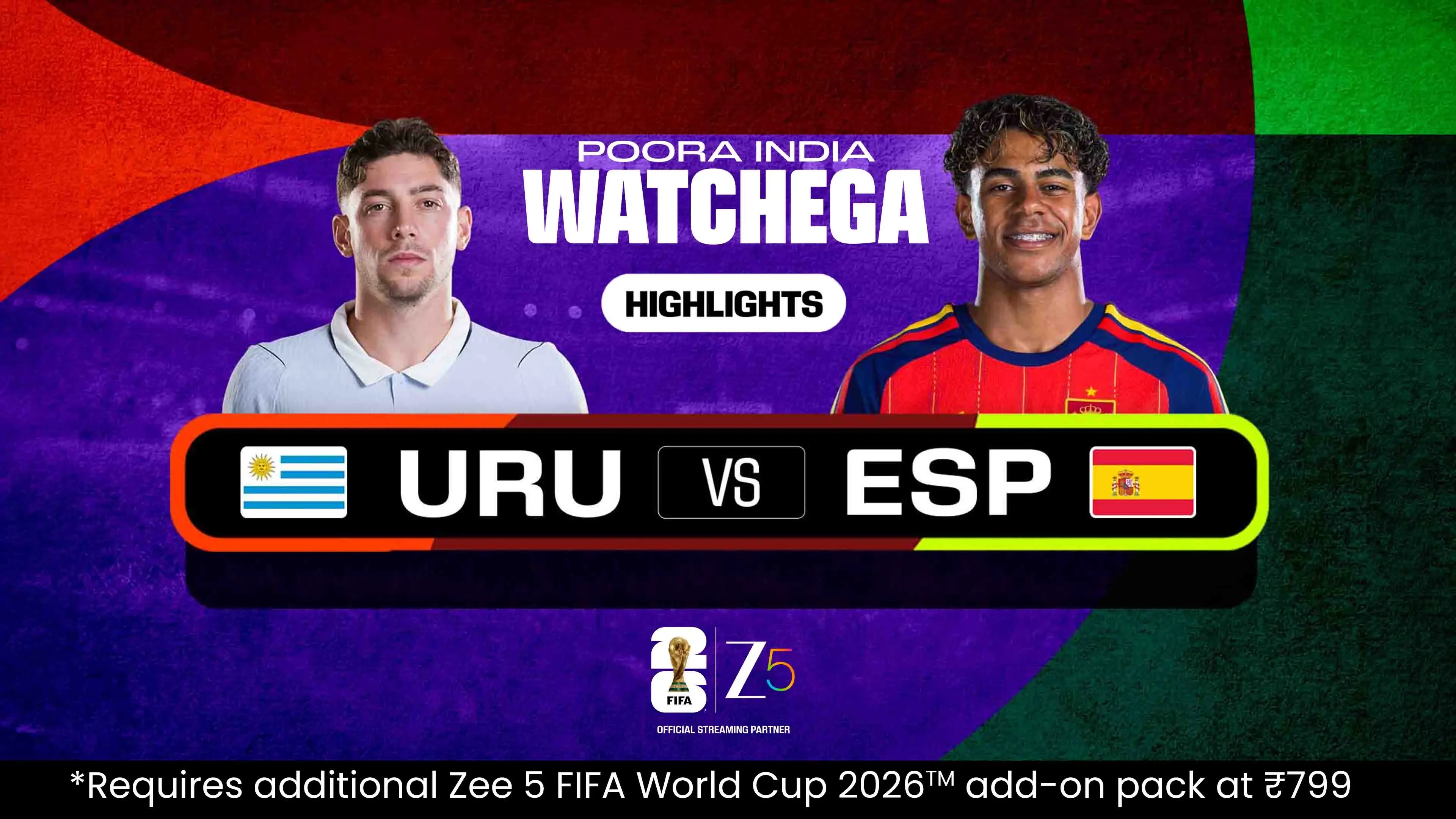 URU Vs ESP | Highlights | FIFA World Cup 2026