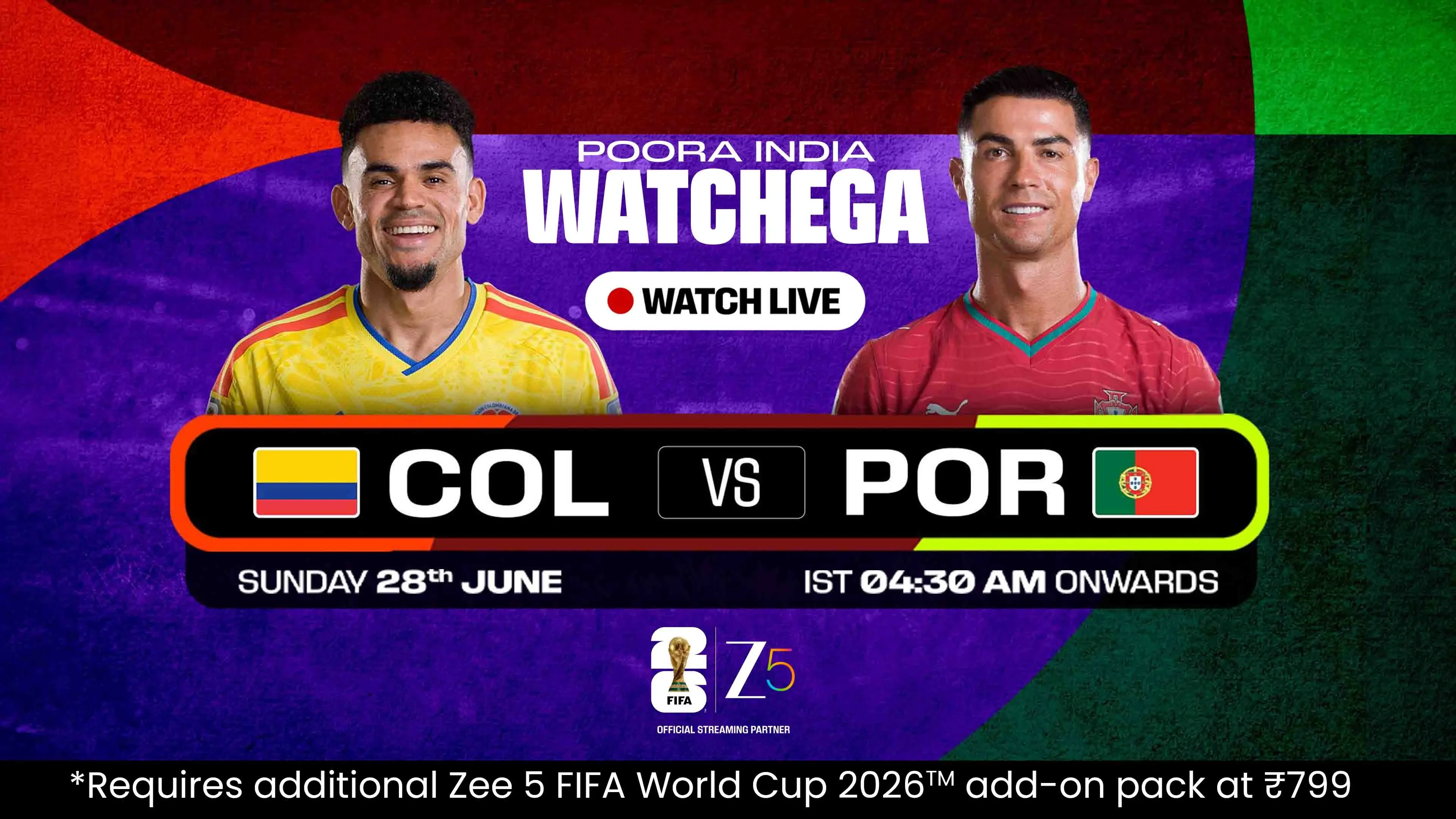 Colombia Vs Portugal
