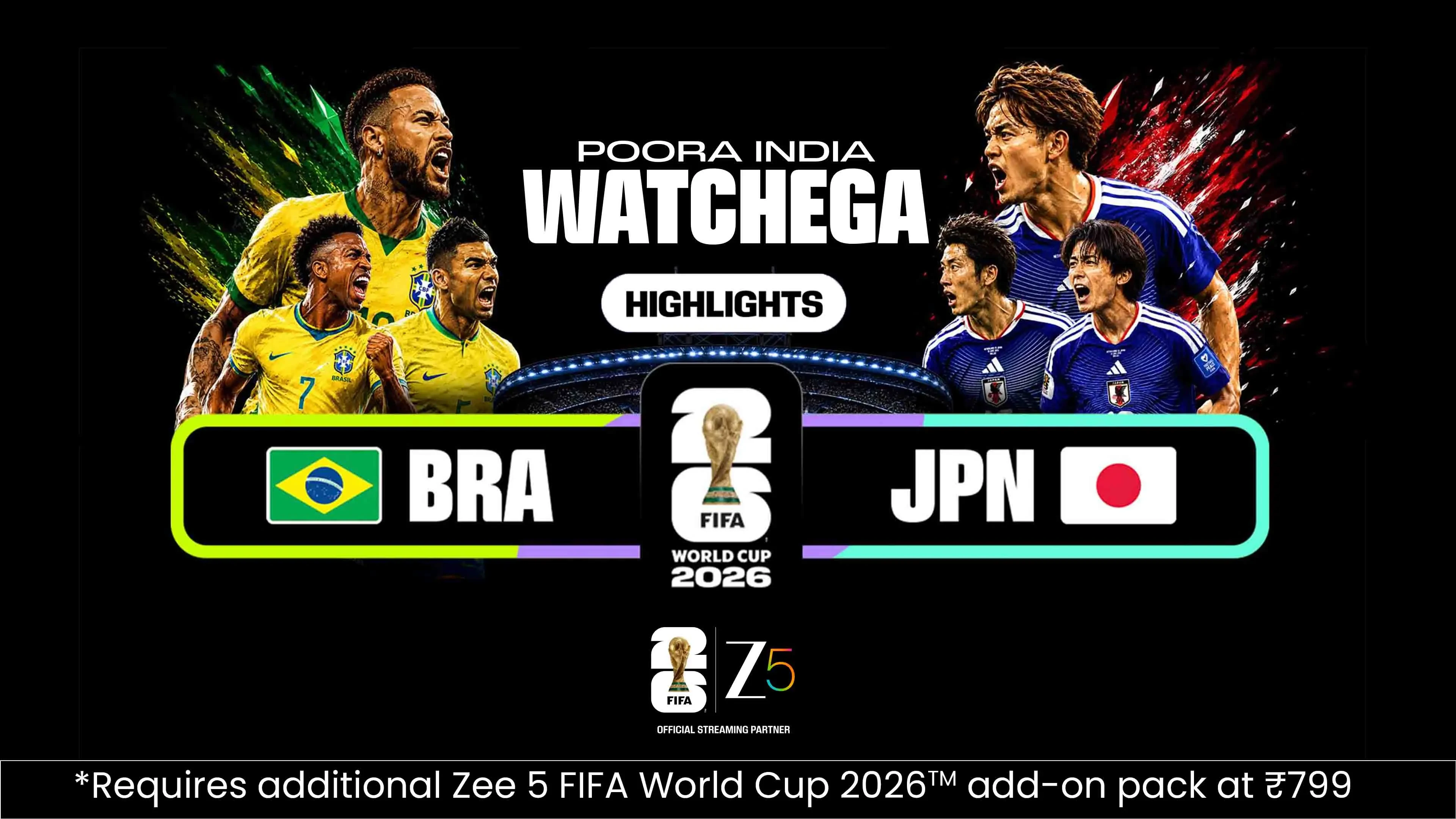 BRA Vs JPN | Highlights | FIFA World Cup 2026