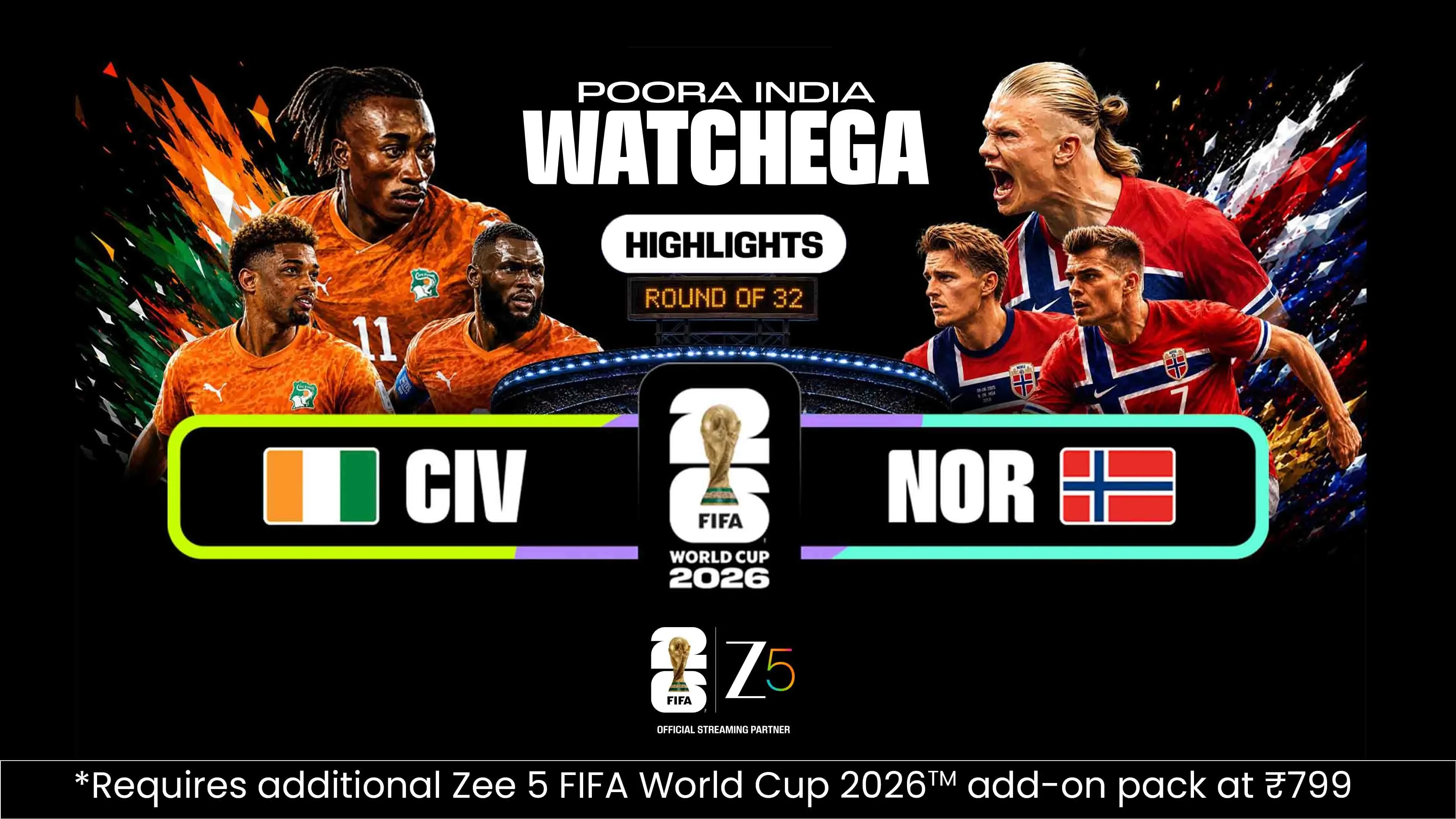 CIV Vs NOR | Highlights | FIFA World Cup 2026