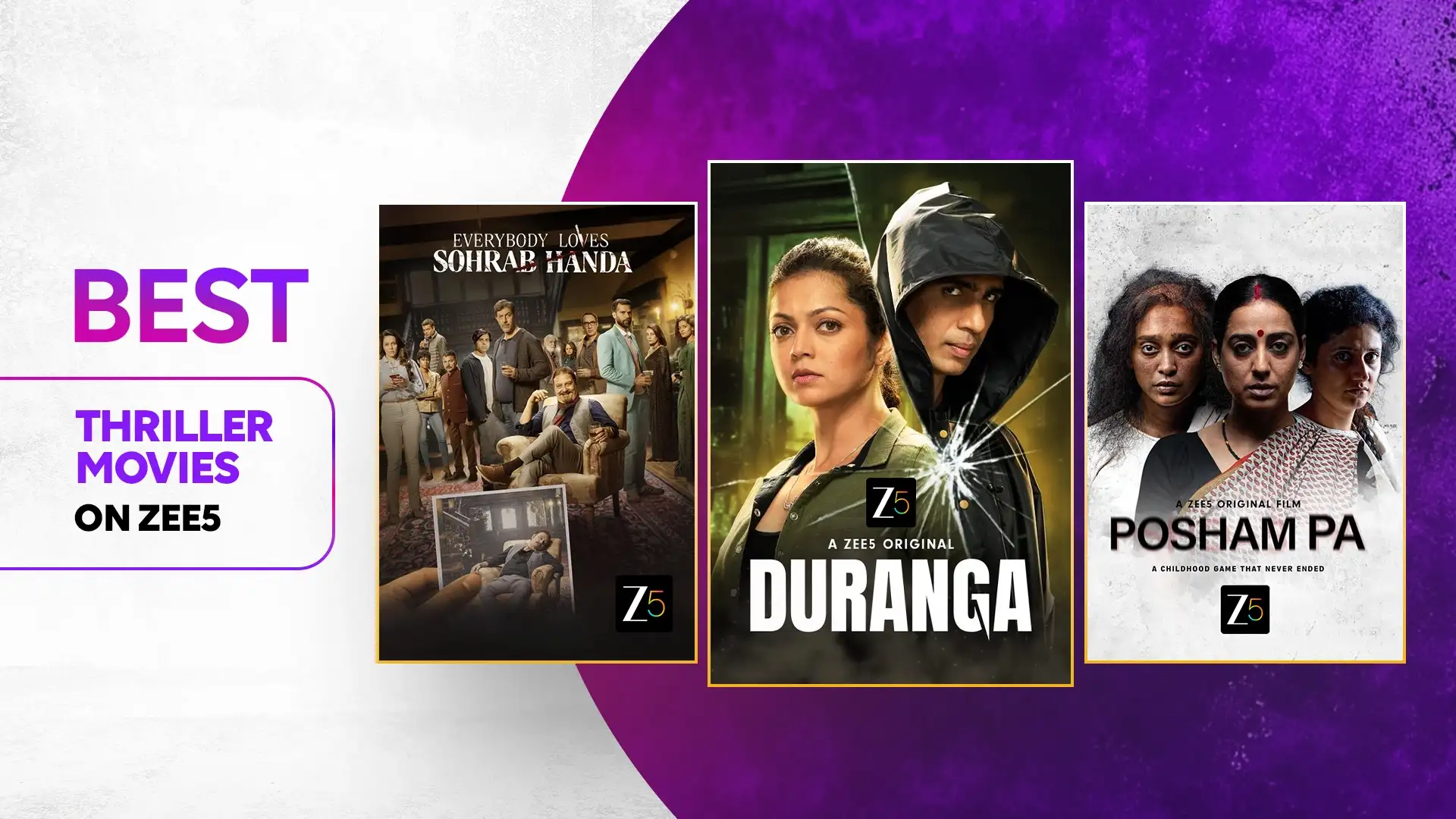 Best Thriller Movies & Series on ZEE5 for Your Weekend Watchlist