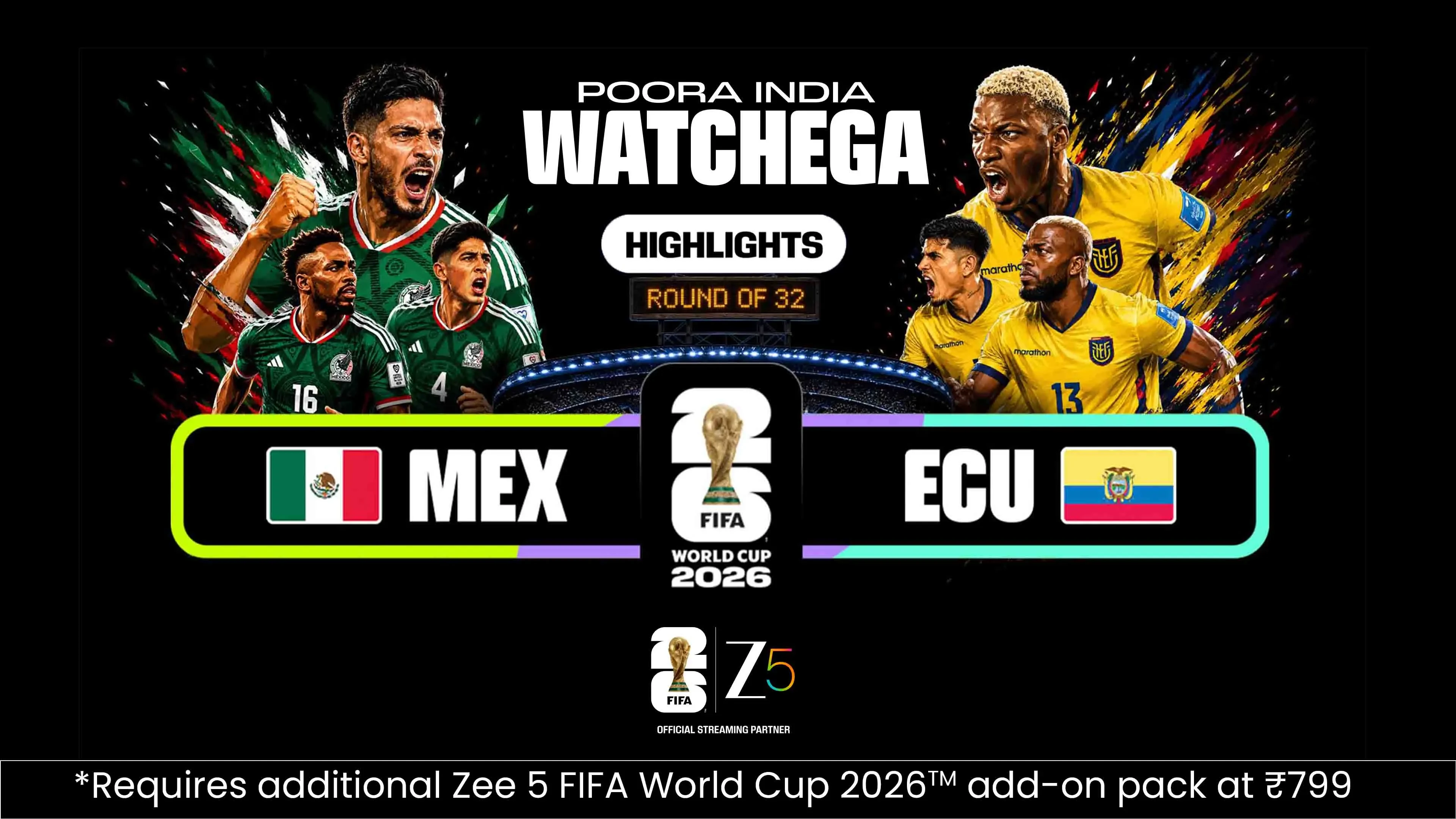 MEX Vs ECU | Highlights | FIFA World Cup 2026