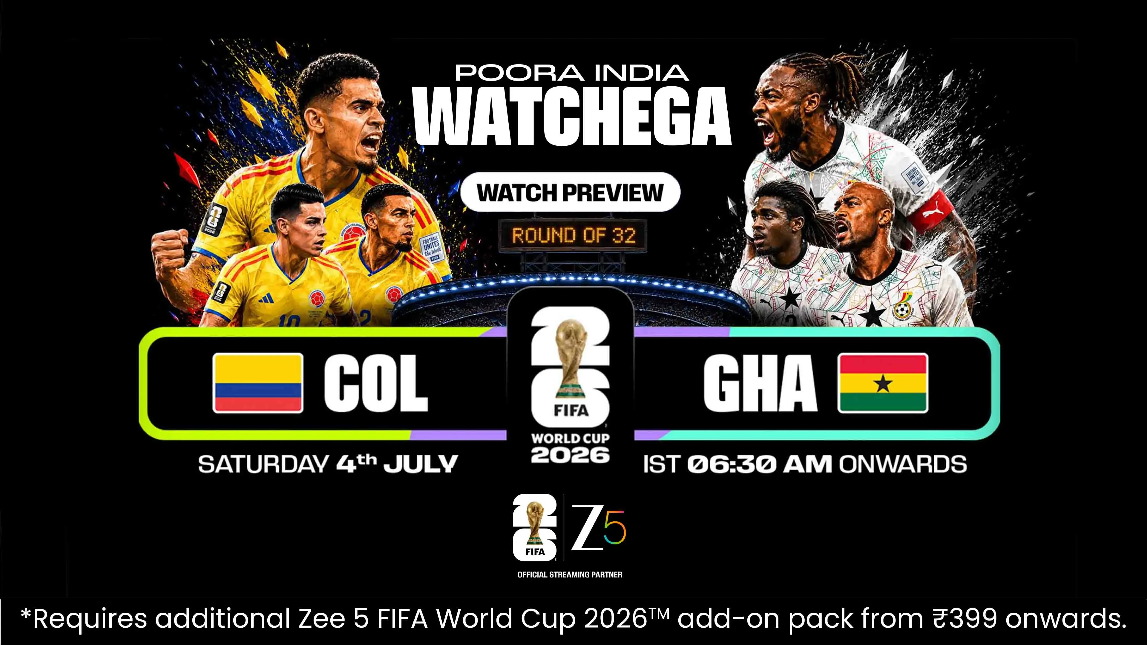 COL Vs GHA | Match Preview