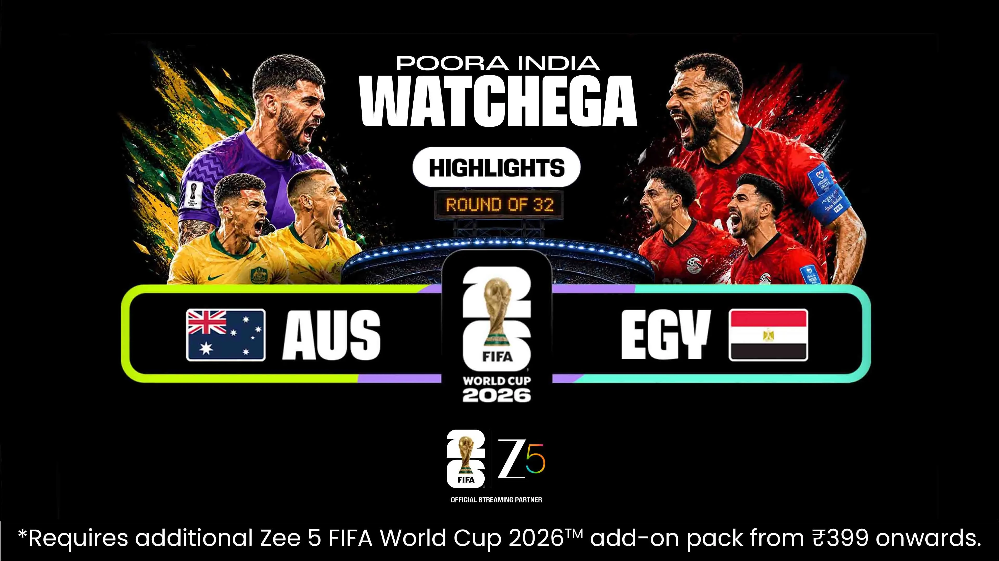 AUS Vs EGY | Highlights | FIFA World Cup 2026