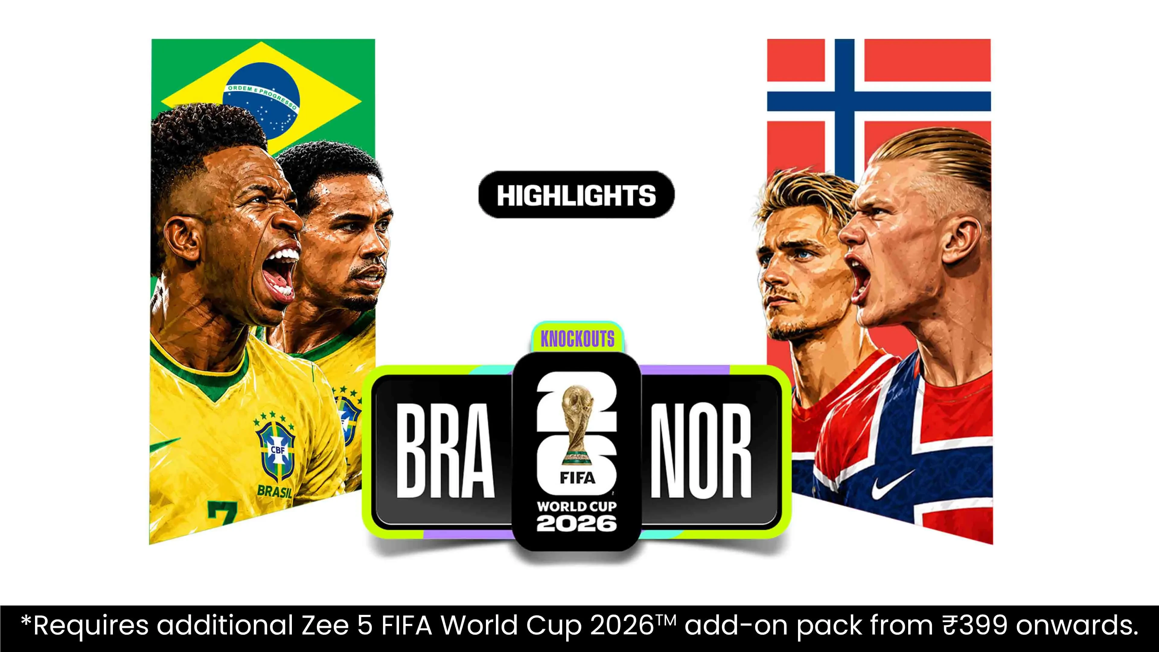 BRA Vs NOR | Highlights | FIFA World Cup 2026