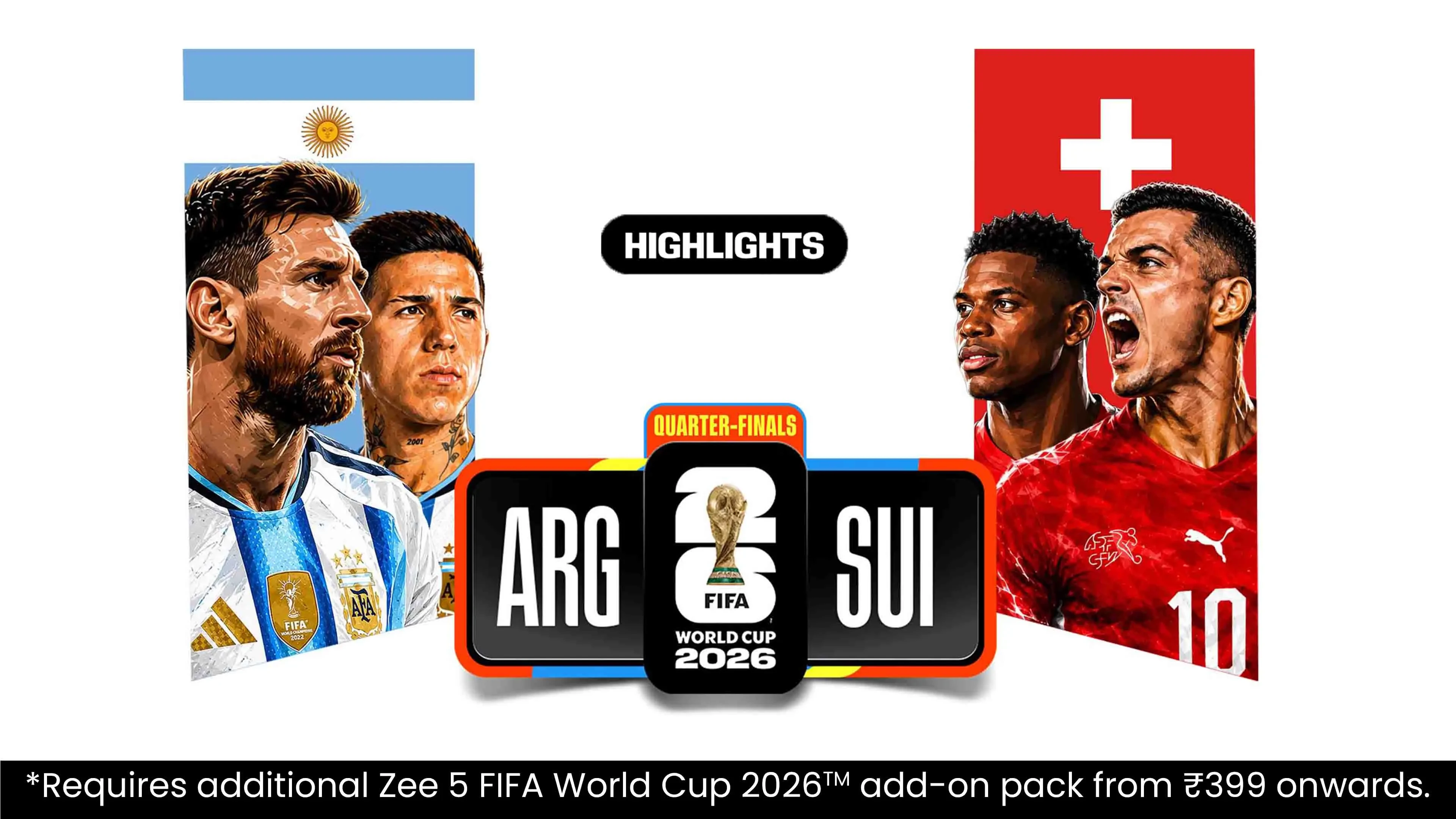 ARG Vs SUI | Highlights | FIFA World Cup 2026