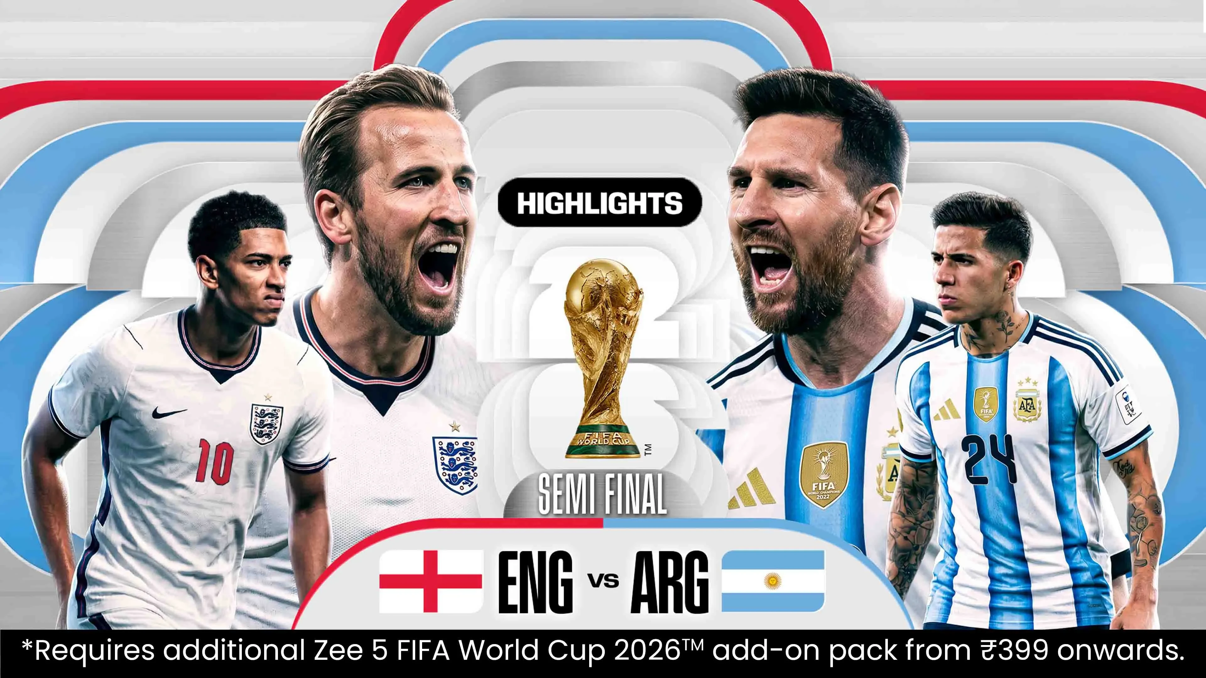 ENG Vs ARG | Highlights | Semi-Final | FIFA World Cup 2026
