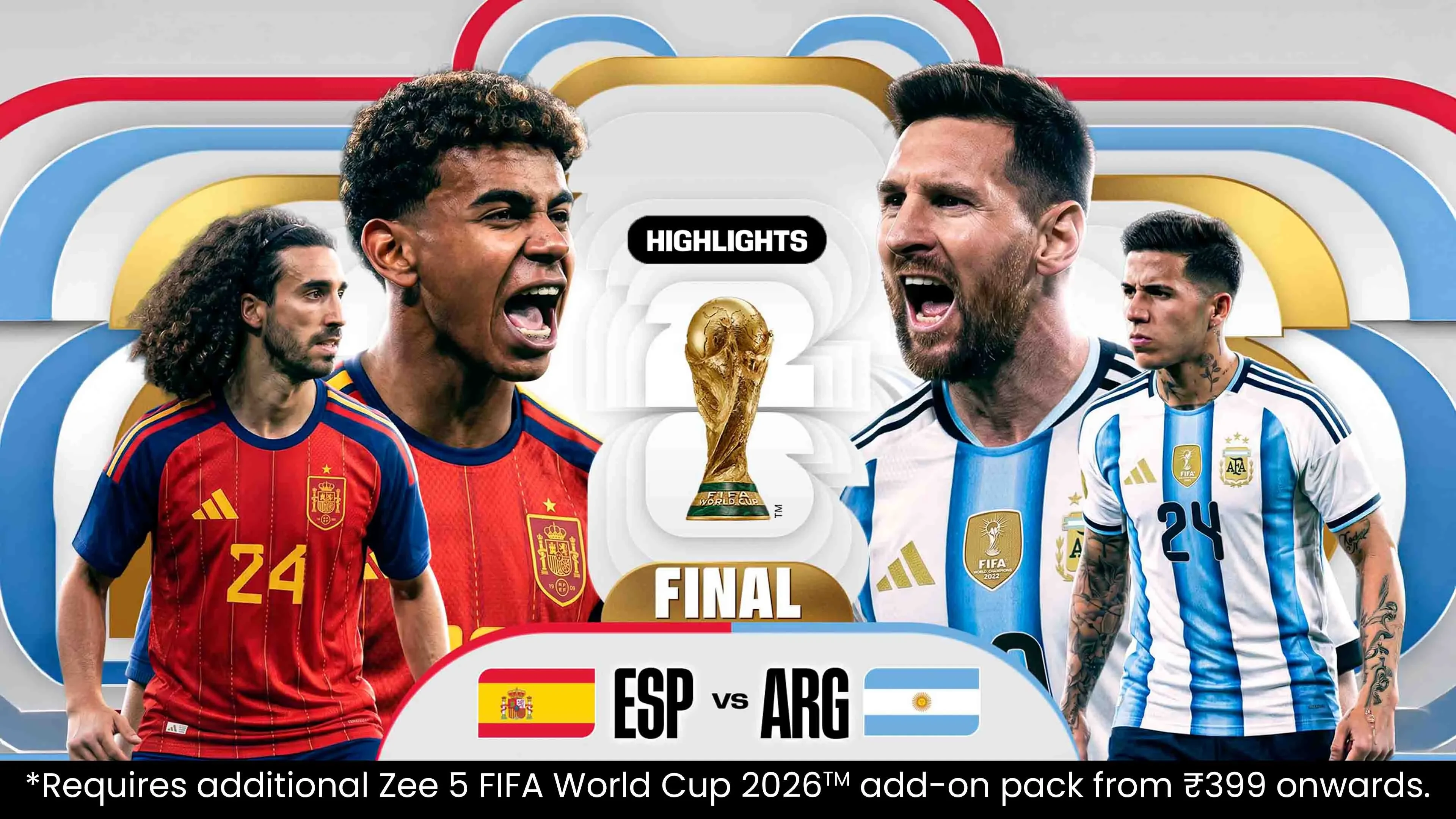ESP Vs ARG | Highlights | Final | FIFA World Cup 2026