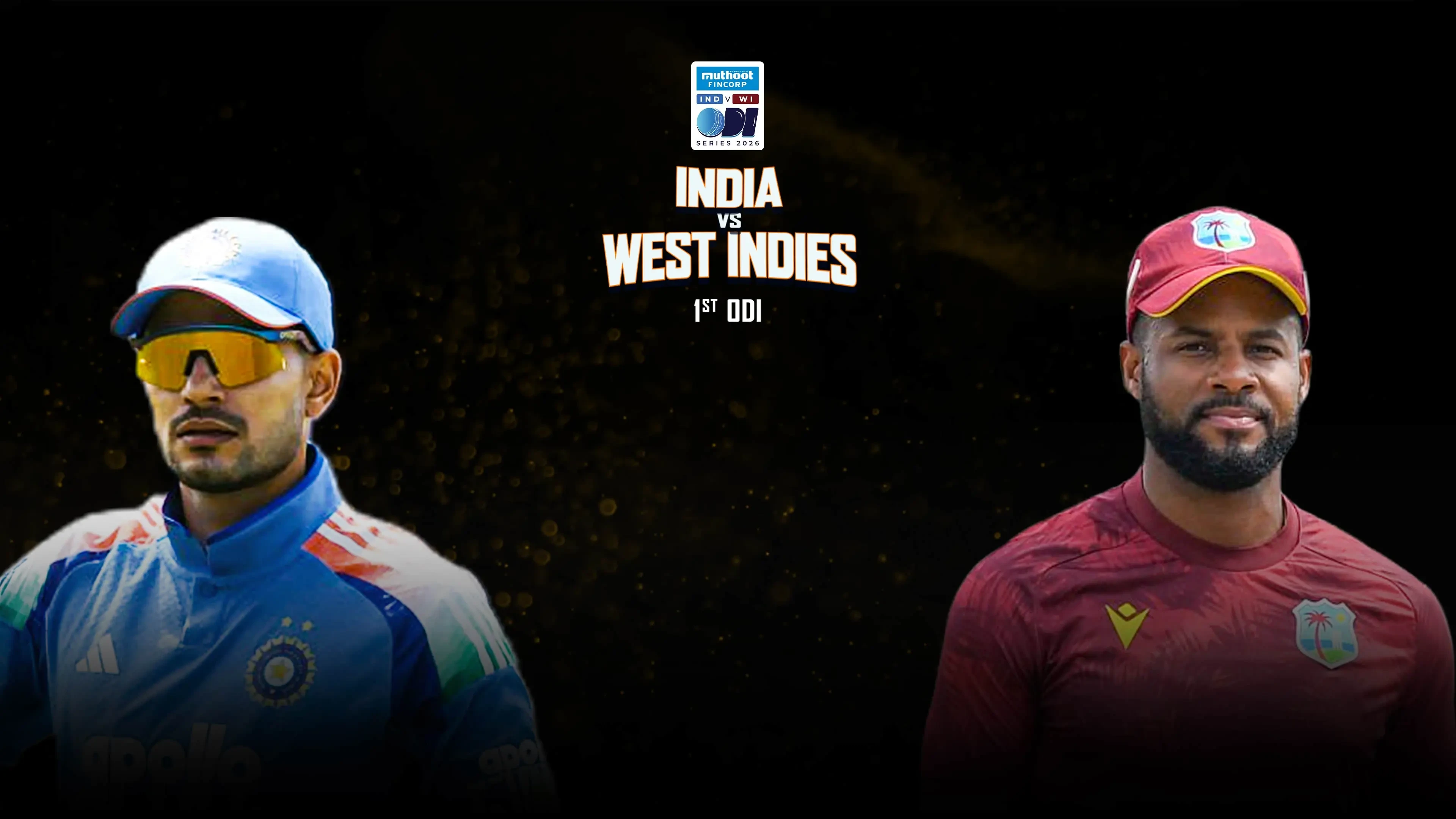 India vs West Indies: 1st ODI