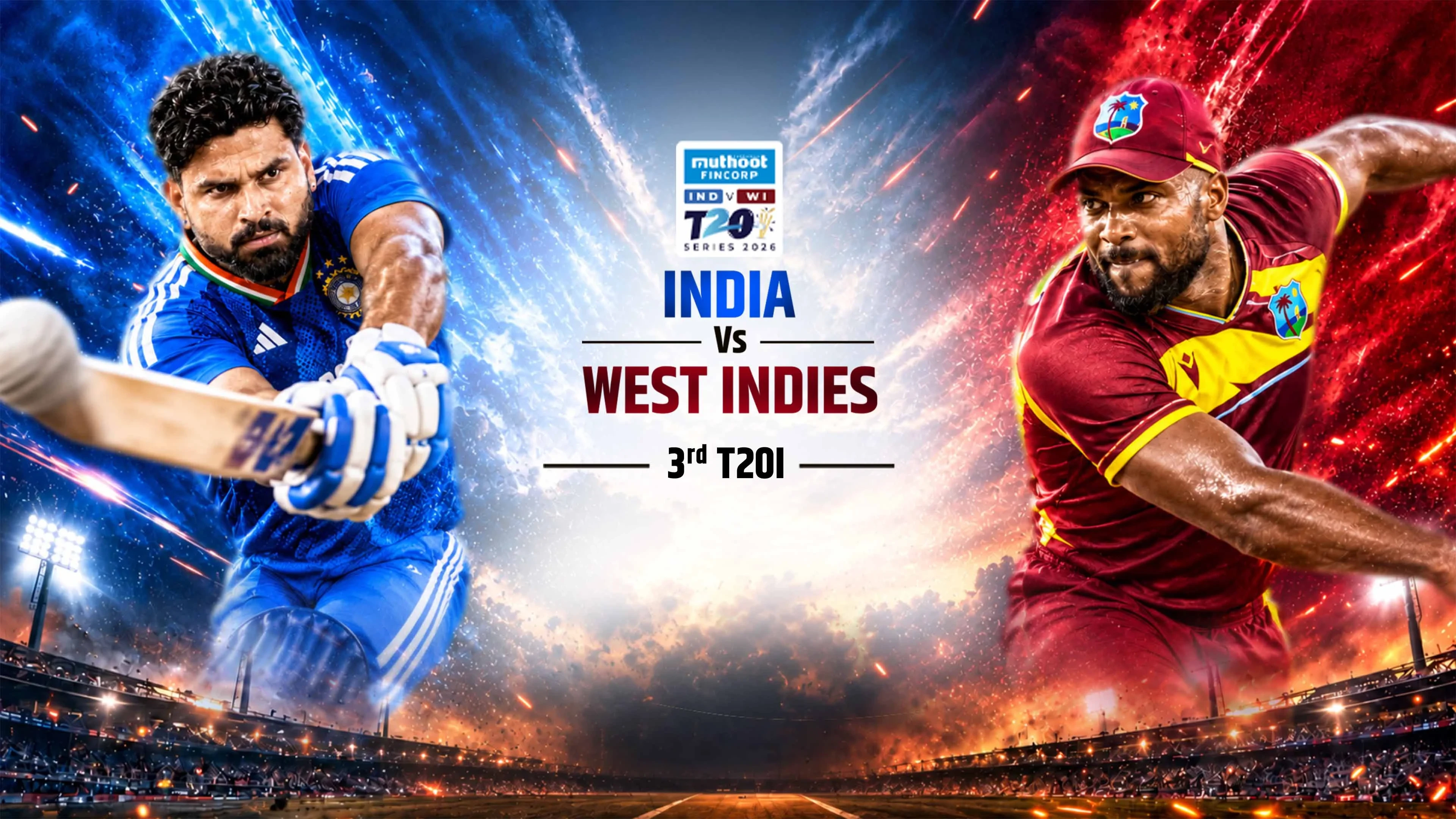 India vs West Indies: 3rd T20I